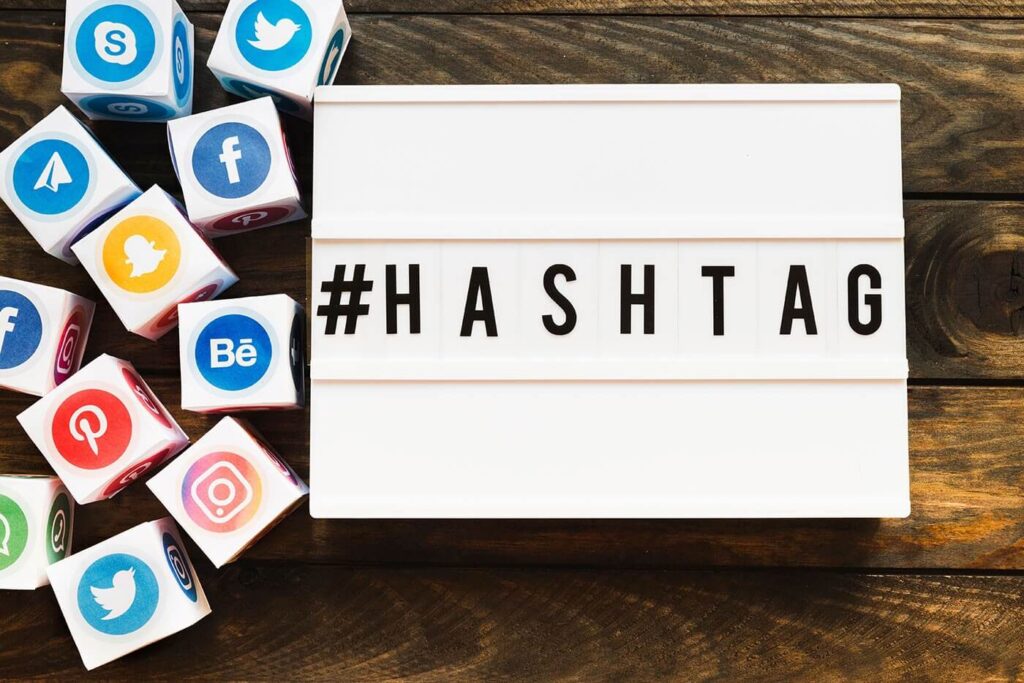 social media hashtags