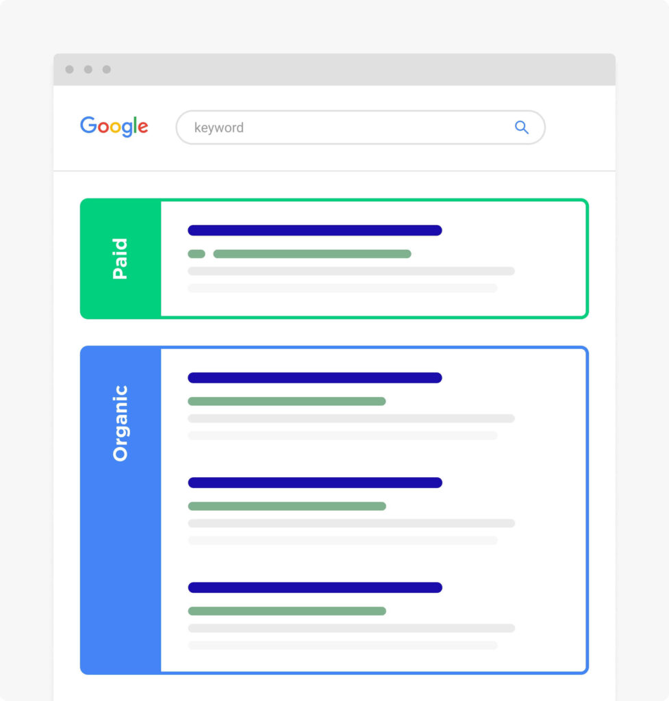 organic search vs paid search